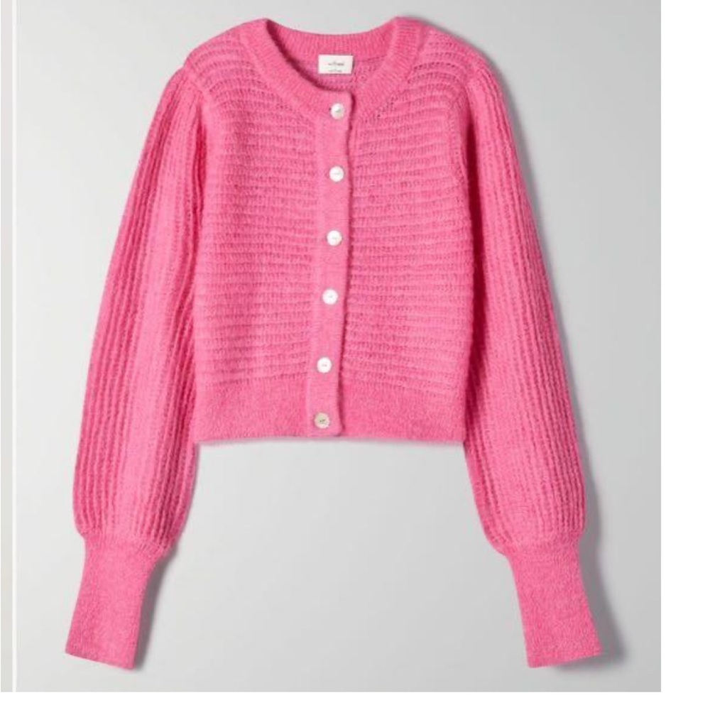 Wilfred pink Alessia cardigan